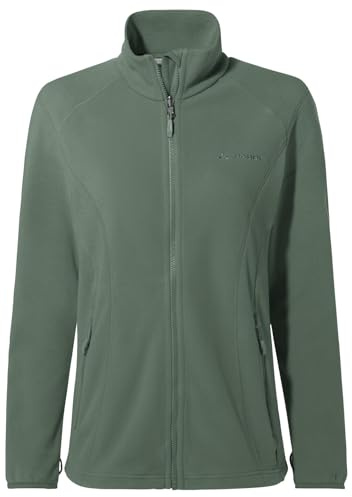VAUDE Damen Rosemoor Fleecejacke, Zip-In-Funktion, angenehm warm und atmungsaktiv, agave, 40