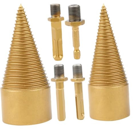 TOYANDONA 1 Set punta per tagliare la legna punta da trapano a cono tritare punte per trapano punte trapano Punta da trapano conica per spaccare il legno spaccalegna Carburo