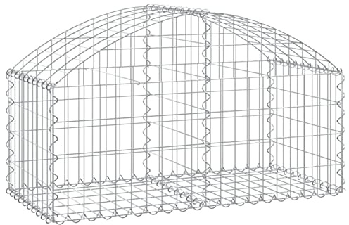Arched Wire Gabions, Durable Metal Garden Rock Cages for Outdoor Decoration, Ideal for Landscaping and Erosion Control