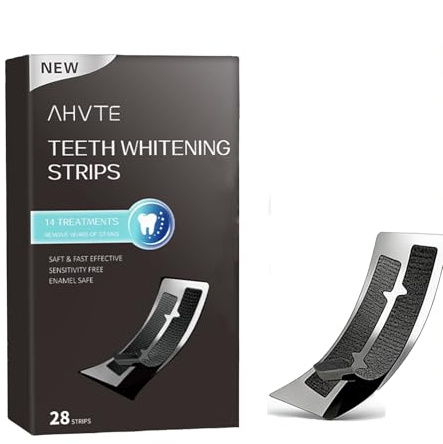 Shynova Teeth Whitening Strips – 28 Streifen zur Zahnaufhellung zu Hause, sanfte Formel für empfindliche Zähne, geschützter Zahnschmelz, Lächeln mehr Weiß