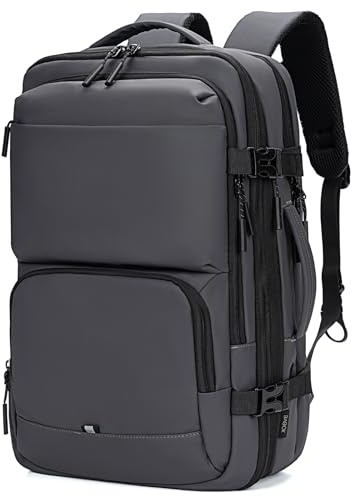 BAGOK Handgepäck Rucksack, Wasserdichter Multifunktionaler Rucksack Handgepäck Flugzeug mit Laptopfach, Große Kapazität für Reisen, Arbeit und Freizeit