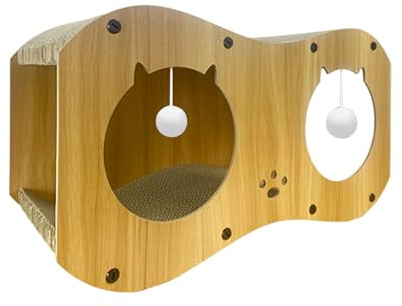 Casa Rascador para Gatos Diseño de para Aliviar el Aburrimiento de Gatos