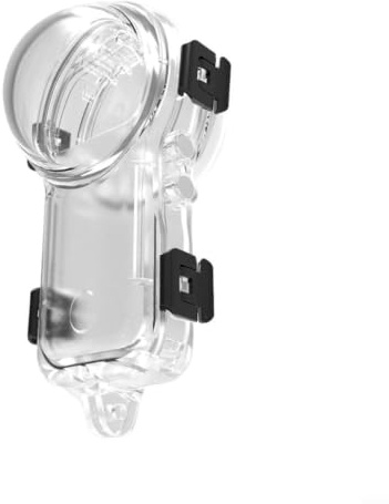 Wodsty per insta360 X4 Air custodia subacquea 50M, custodia protettiva impermeabile in policarbonato rigido con rivestimento anti-appannamento, custodia antiurto con pulsanti in acciaio inox