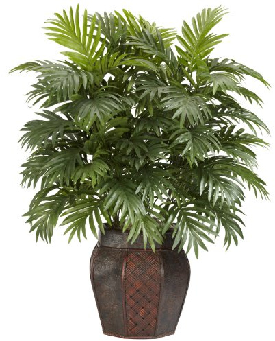 Nearly Natural Areca Palm with Vase Silk Plant, 38 x 27 x 25