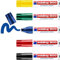edding 4-800999 Permanentmarker 800, nachfüllbar, 4 - 12 mm, sortiert, 5-er Packung (sortiert)