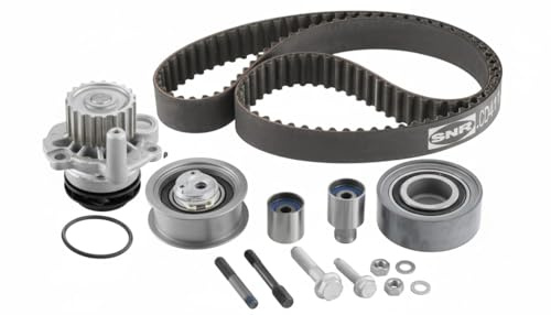 SNR KDP457.370 Kits de distribución con bomba de agua | Compatible con: Audi A3, Seat Cordoba, Cordoba Vario, Ibiza II, Leon, Toledo II, Skoda Octavia I, Octavia I Combi, VW Bora I