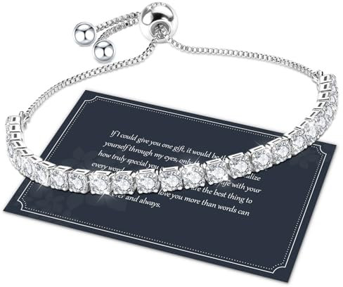 Tennisarmband Silber 925 Armband Damen Armbänder Damen Armband Tennis Armband Damen Silber 925 Armband Silber925 Damen Armband Silber Armband Damen925 Geschenke für Frauen Weihnachten Frauen Geschenk