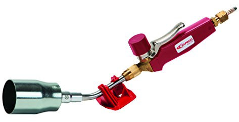 Express, 5501, Chalumeau Étancheur Acier Comprenant un Manche réf. 605 WR + un Brûleur de 100 kW + un Col de 180 mm, Chalumeaux à Gaz, Chalumeau Butane, Brûleur à Gaz, Brûleur à Flamme