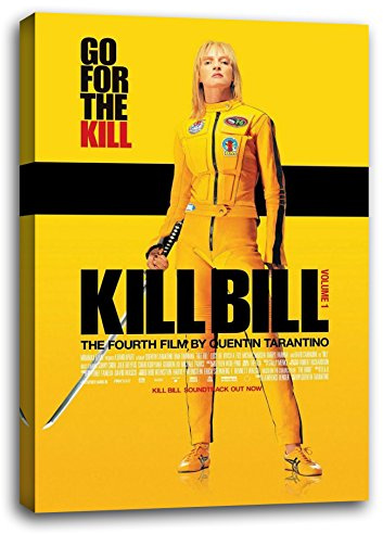 RuidoRosa Cuadro Lienzo Poster de la película Kill Bill (60x40)
