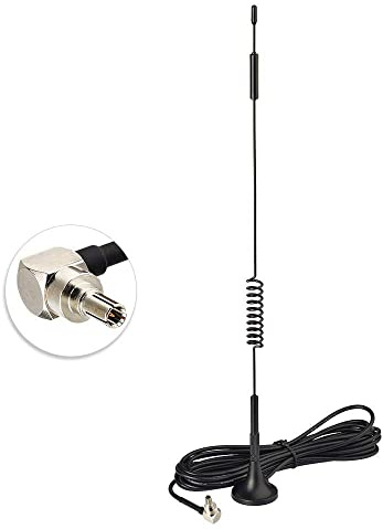 Bingfu 4G LTE Antenne, 7dBi, Rundstrahl, CRC9-Stecker, Magnetfuß, 3m Kabel | Kompatibel mit Huawei, ZTE, 4G LTE Routern, MiFi und mobilen Hotspots