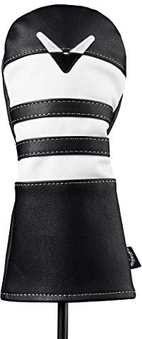Callaway Unisex-vuxen 2020 vintage syntetiskt läder Fairway trä huvudbonad golf fairway trä huvudskydd, svart/vit, en storlek
