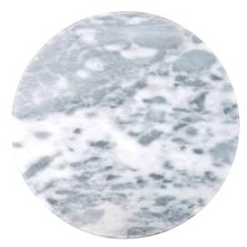 Fackelmann 45121 Dessous de Plat en marbre Rond de 18 cm, Dessous de Plat, sous Plat, Marbre, Gris, 18 cm