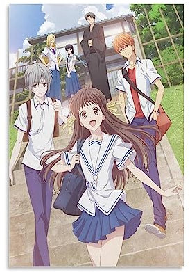 ELedvb Fruits Basket AnimeCanvas Poster Decorative Painting Canvas Wall Posters And Art Picture Print Modern Family Bedroom Decor Posters 08x12inch(20x30cm)