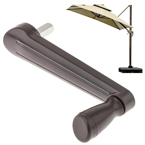 Qianly Accessoires de parasol de terrasse, support de fixation réglable pour extérieur, manivelle robuste