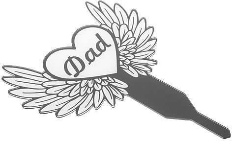 ABOOFAN Lapide Angelo Santo Palo Commemorativo Croce Palo Da Giardino Decorazioni