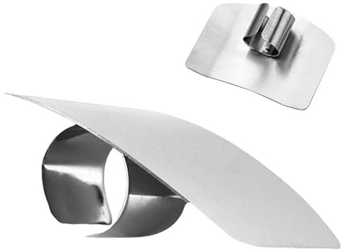 Protezioni per dita da taglio,Protezione per il taglio delle dita - Protezione per dita in acciaio inossidabile per tagliare a fette | Protezione per il taglio delle dita, strumento protettivo