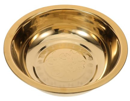 DOITOOL Elegant Multi Use Stainless Steel Washing Basin for Weddings Birthdays Home Use Lightweight Compact Design for Face Cleansing