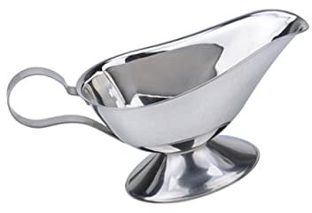 CIYODO Stainless Steel Gravy Boat Sauce Dish 5 Ounce Food-Grade Sauce Pourer for Roasting and Seasoning Kitchen Use