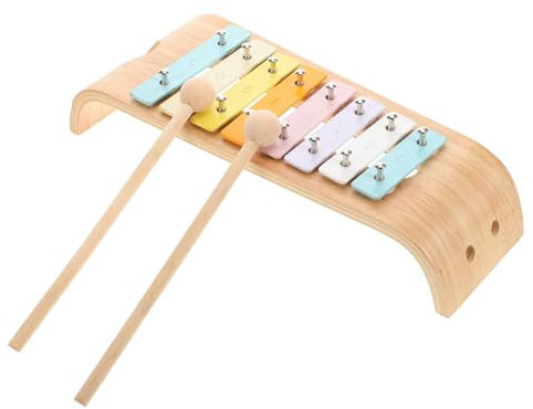 Toyvian Aluminium Glockenspiel Für Kinder Musikinstrumente Für Vorschulkinder Einfach Zu Spielendes Glockenspiel Mit Noten Für Frühe Musikalische Bildung
