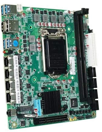 C236 LGA1151 Carte mère NAS 8X SATA3.0 I226 2,5 GHz 2280 NVME 2XDDR4 PCIE 8X NAS carte d'extension pour bureau à domicile
