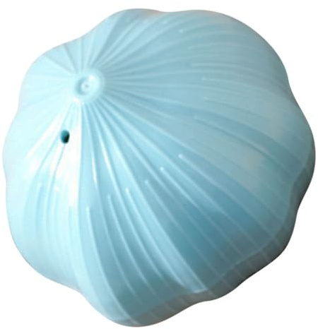 TOYANDONA Presse-Ail Manuel Rotatif Maison Camping, Hachoir à Légumes Multifonction pour Ail, Poivre et Gingembre, Broyeur Compact en Plastique Bleu Clair, Outil Cuisine Pratique