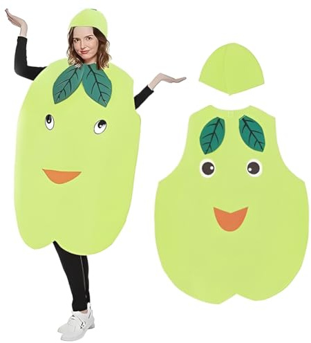 JynxtoyZeal Divertido Traje De Cosplay, Disfraz de fruta de Sydney para adultos, Disfraz de Fruta Divertida de Carnaval para Halloween, fiestas temáticas, juegos de rol