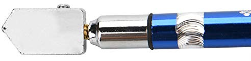 Aumotop Glasschneider, Effizientes Rad-Schneidwerkzeug für 3–15 Mm Dickes Glas mit Rutschfestem Griff für Heimwerkerprojekte und Professionelle Arbeiten (Blau)