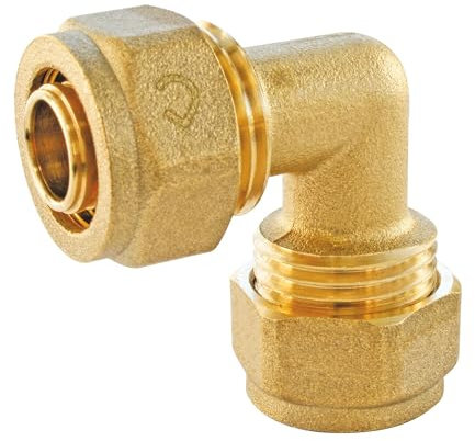 SOMATHERM FOR YOU - pari compressione gomito Ø16 al tubo RIP Per connettere un tubo PER Ø16 semplicemente avvitando un dado senza strumento specifico (2 chiavi piatta sufficiente)