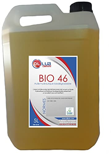 DLLUB - HUILE HYDRAULIQUE BIODÉGRADABLE BIO 46-5 litres