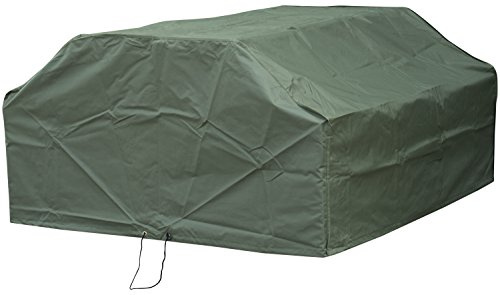 Woodside 6 Seater Square Outdoor Garden Picnic Table Cover 1.57m x 0.7m-1.45m x 0.5m-0.76m/5.2ft x 2.3ft-4.8ft x 1.6ft-2.5ft