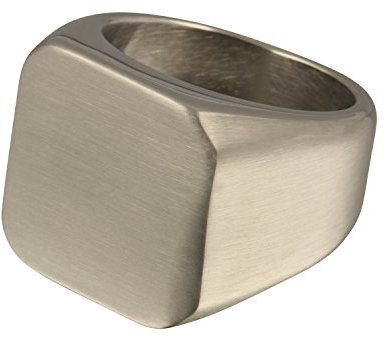 Juwelier Schönschmied - Herren Siegelring Bikerring Barnabas Edelstahl 74 (23.6) Nr187Hog