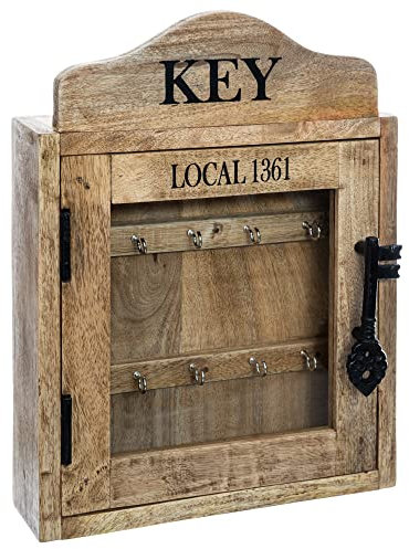 Atmosphera - Caja de Llaves 'Local' - Madera de Mango 30 x 40 cm