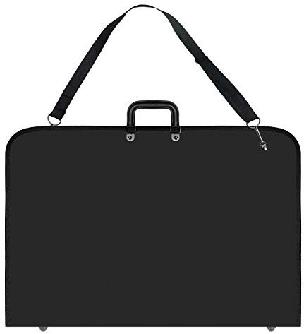 Tragetasche für Kunst-/Künstler-Portfolios und Kunstzubehör,Wasserspritzern,Verstärkungsplatte und Schultergurt für Studenten und Designer (71 x 51 x 3,8 cm);
