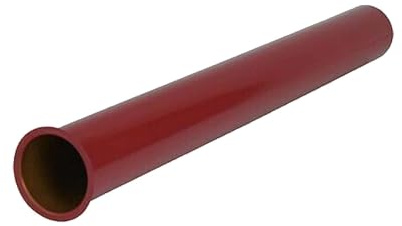 tecuro Tauchrohr 300 mm rot RAL 3003 - für Siphon Geruchsverschluss