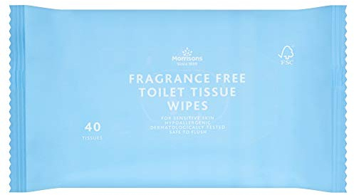 Morrisons Softer Sensitive Moist Toilet Tissue Wipes 40 Pack x 12 109625194