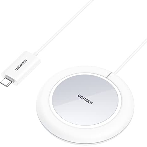UGREEN Caricabatterie Wireless Magnetico, Caricatore a Induzione Qi a Ricarica Rapida da 15W Compatibile con iPhone 13/12 PRO Max Mini