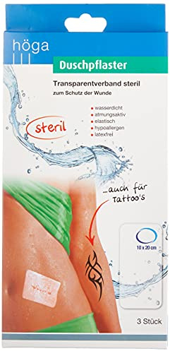 DUSCHPFLASTER 10x20 cm Transparentverband steril