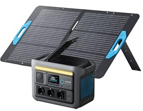 Anker SOLIX C800 Tragbare Powerstation mit 100W Solarpanel, 1200W (1600W Spitzenleistung) Solargenerator, 100% Akku in 58 Min., 768Wh LiFePO4 Akkus für Camping, Wohnmobil, RV, Reisen, Stromausfall