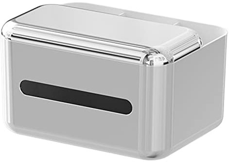 Duiaynke Kosmetiktuch-Box, Papierhalter, Boxen für Bar, Restaurant, Hotel, Wohnzimmer, Waschtisch, Arbeitsplatte (Silber)