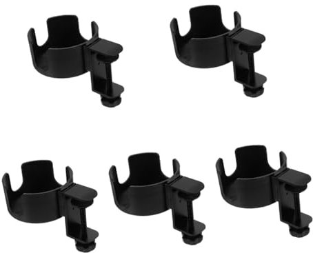 PRETYZOOM Portavasos De Escritorio De 5 Piezas Portavasos para Oficina Suministros De Mesa Soporte De Clip para Taza Lateral De Mesa De Baño De Escritorio