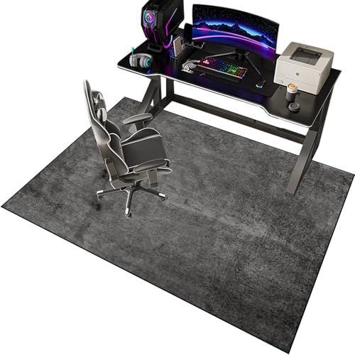 EYKWKB Gaming Matta Stol Skyddsmatta Kontorsstol Matta Gaming Golv Stolmatta Med Hjul Hårt Trägolv Kontorsstol Golvmattor 60 x 70 cm