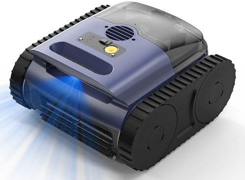 (2026 Upgrade) Pool Vacuum,SAT 25 Robotic Pool Cleaner,Pool Vaccum for Inground Pools,AI Sonar Smart Navigation,Max 180-Mins Battery Life
