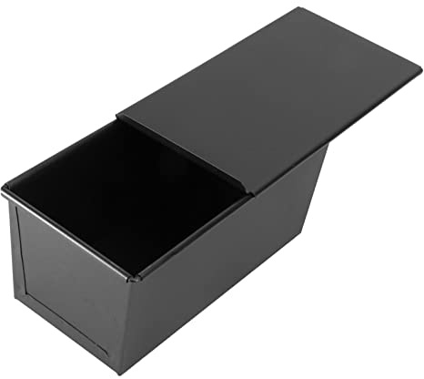 INOOMP 450G Moule à Noir Couvercle Adhésif Ustensile de Cuisson pour Mie Toast