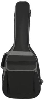 UJEDFHV Morbida Borsa Per Chitarra Custodia for chitarra acustica classica da 38 pollici, zaino morbido con tracolla, ricambi e accessori for
