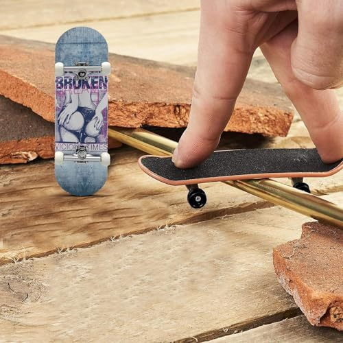 Generisch Finger -Skateboard - 3,9 X 1,1 X 0,9 Zoll Legierung Maple Fingerboard Spielzeug | Finger-Skateboard, Taschen-Skate-Spielzeug Für Kinder, Teenager Und Skatebboard-Enthusiast-Training