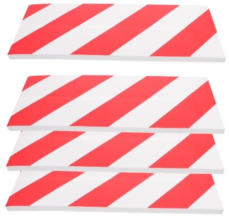 Hemobllo Protection D’Angle Mural en Mousse pour Garage, Lot de 4 | Bandes Réfléchissantes de Sécurité, Absorption des Chocs, pour Coins de Mur et Piliers en Zones à Fort Passage