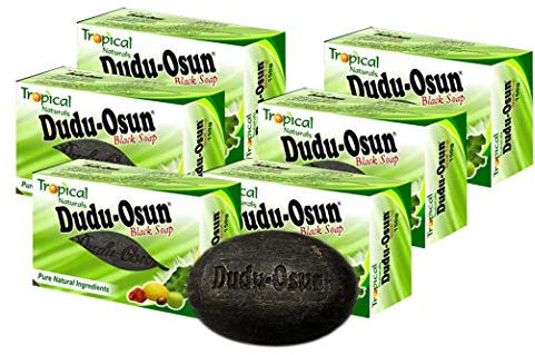 Tropical Naturals Dudu Osun Paquet de 6 savons noirs