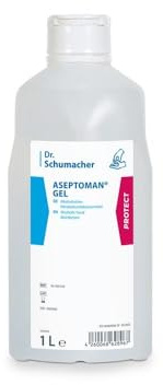 Aseptoman Gel Händedesinfektion Spenderflasche 1 Liter