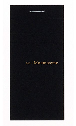 Maruman MNEMOSYNE Memopad 3.66 x 1.97 Inches (Modified A8), 5mm-squared, 65 Sheets (N161)