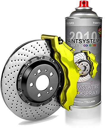 400ml Bremssattel Lackspray Autolack Spraydose - Bremssattellackspray- gelb